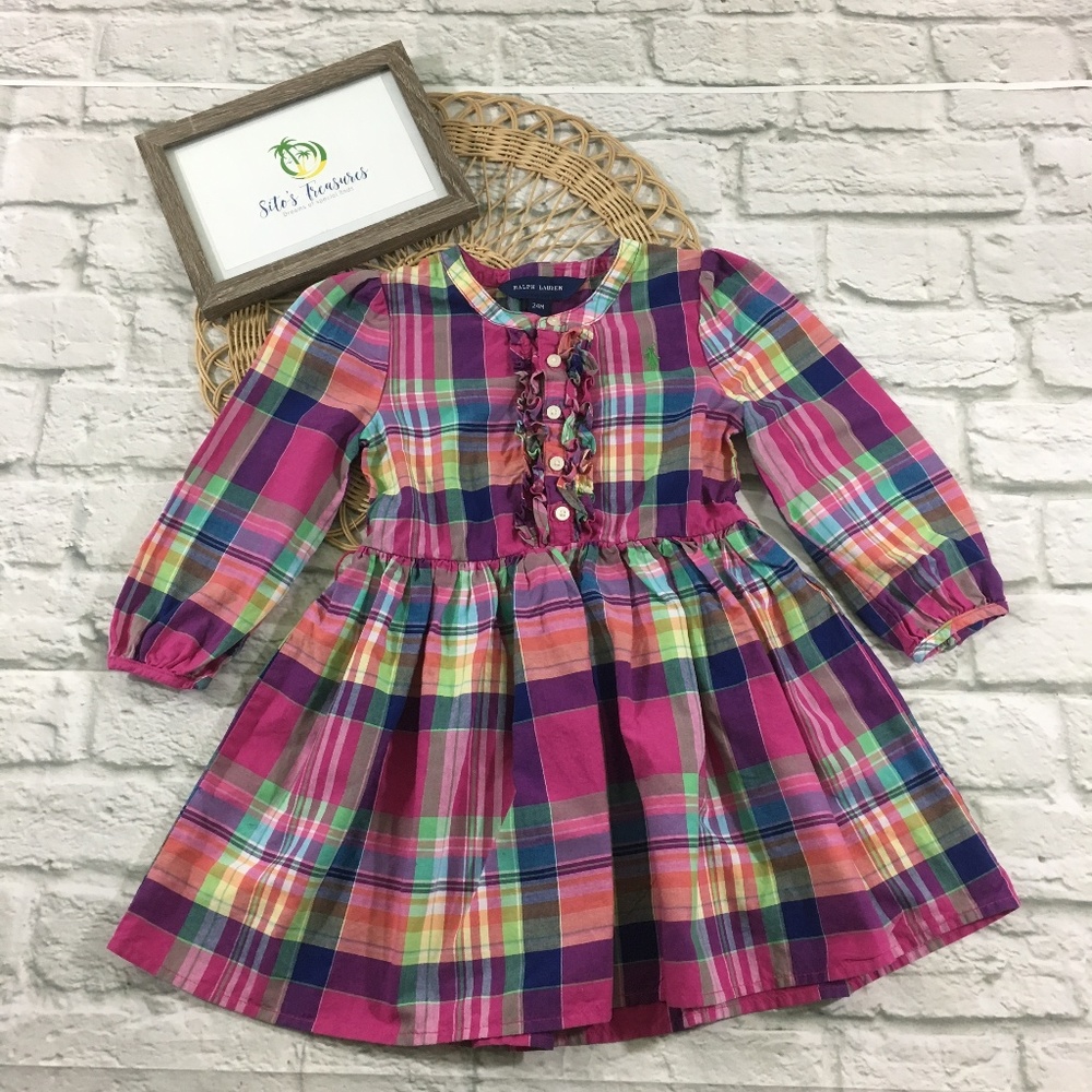 Ralph Lauren Plaid Dress 24M